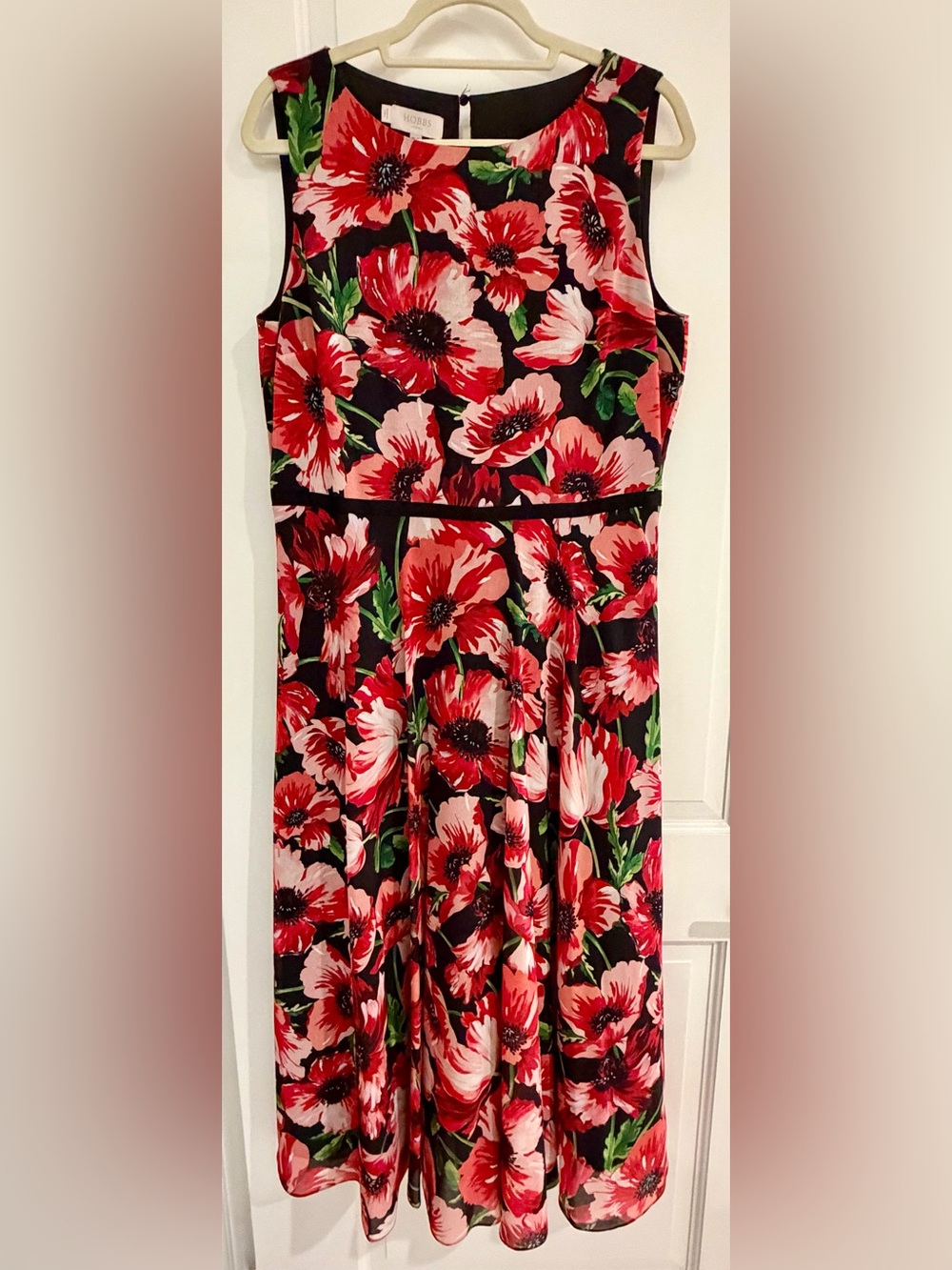 Hobbs London Floral Sleeveless Maxi Dress, US 12